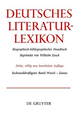 Leinen-Einband Deutsches Literatur-Lexikon / Worch - Zasius von Wilhelm Kosch