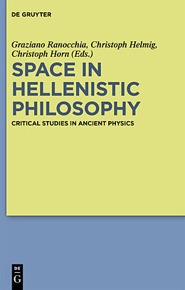 Livre Relié Space in Hellenistic Philosophy de 