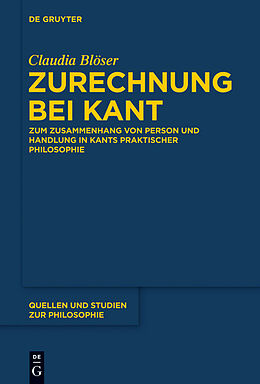 E-Book (pdf) Zurechnung bei Kant von Claudia Blöser