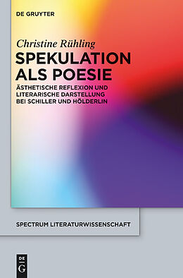 E-Book (pdf) Spekulation als Poesie von Christine Rühling