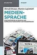 E-Book (epub) Mediensprache von Harald Burger, Martin Luginbühl