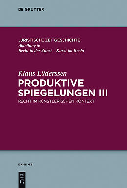 Fester Einband Produktive Spiegelungen III von Klaus Lüderssen