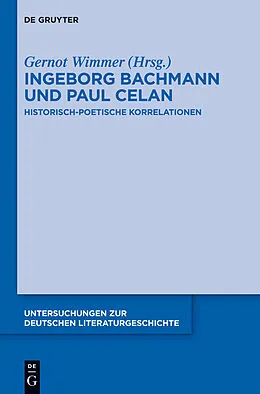 ePUB Ingeborg Bachmann und Paul Celan von 