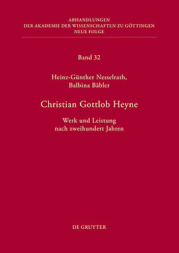 E-Book (epub) Christian Gottlob Heyne von 