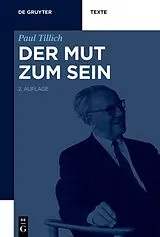 Kartonierter Einband Der Mut zum Sein von Paul Tillich