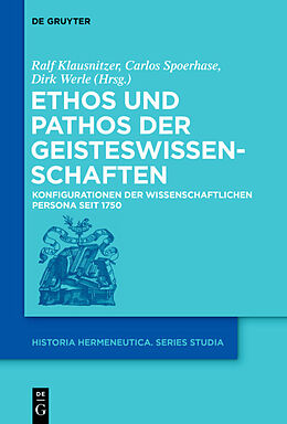 Fester Einband Ethos und Pathos der Geisteswissenschaften von 