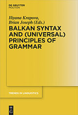 eBook (pdf) Balkan Syntax and (Universal) Principles of Grammar de 