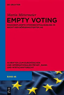 E-Book (epub) Empty Voting von Martin Mittermeier
