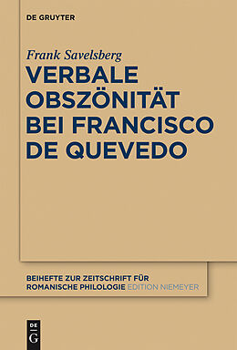 E-Book (epub) Verbale Obszönität bei Francisco de Quevedo von Frank Savelsberg