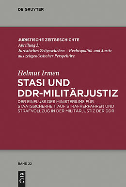 E-Book (epub) Stasi und DDR-Militärjustiz von Helmut Irmen