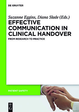 Couverture cartonnée Effective Communication in Clinical Handover de 