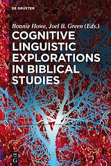 eBook (epub) Cognitive Linguistic Explorations in Biblical Studies de 