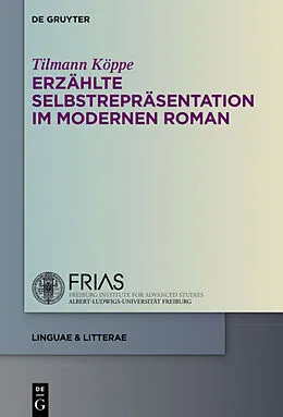 ePUB Erzählte Selbstrepräsentation im modernen Roman von Tilmann Köppe