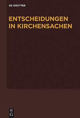 E-Book (epub) Entscheidungen in Kirchensachen seit 1946 / 1.7.-31.12.2011 von 