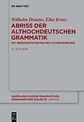 E-Book (epub) Abriss der althochdeutschen Grammatik von Wilhelm Braune