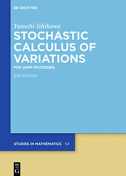 eBook (epub) Stochastic Calculus of Variations de Yasushi Ishikawa