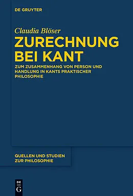 ePUB Zurechnung bei Kant von Claudia Blöser