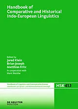 E-Book (epub) Handbook of Comparative and Historical Indo-European Linguistics von 