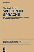 E-Book (epub) Welten in Sprache von Martin G. Becker