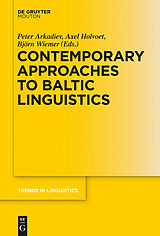 eBook (epub) Contemporary Approaches to Baltic Linguistics de 