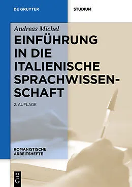 E-Book (pdf) Einführung in die italienische Sprachwissenschaft von Andreas Michel