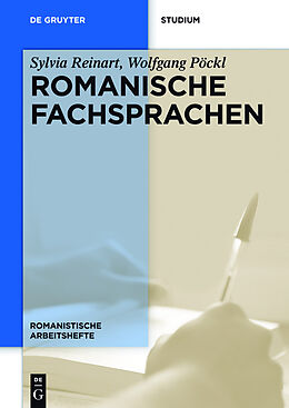 E-Book (epub) Romanische Fachsprachen von Sylvia Reinart, Wolfgang Pöckl
