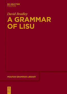 Livre Relié A Grammar of Lisu de David Bradley