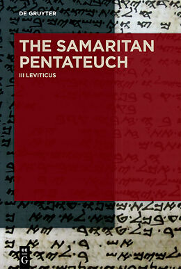 Livre Relié The Samaritan Pentateuch, Volume III, Leviticus de 