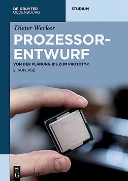 Kartonierter Einband Prozessorentwurf von Dieter Wecker