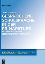 E-Book (epub) Gesprochene Schulsprache in der Primarstufe von Julia Webersik