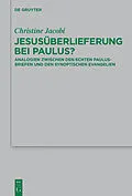 PDF Jesusüberlieferung bei Paulus? von Christine Jacobi
