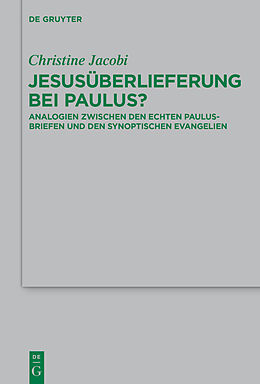 E-Book (pdf) Jesusüberlieferung bei Paulus? von Christine Jacobi
