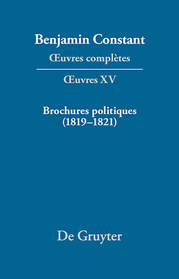 Livre Relié Brochures politiques (1819 1821) de 