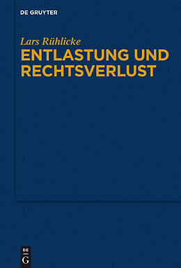 E-Book (pdf) Entlastung und Rechtsverlust von Lars Rühlicke