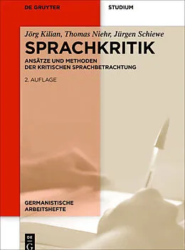 E-Book (pdf) Sprachkritik von Jörg Kilian, Thomas Niehr, Jürgen Schiewe