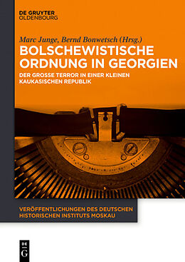 Paperback Bolschewistische Ordnung in Georgien von 