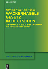 E-Book (pdf) Wackernagels Gesetz im Deutschen von Patrizia Noel Aziz Hanna