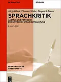 E-Book (epub) Sprachkritik von Jörg Kilian, Thomas Niehr, Jürgen Schiewe