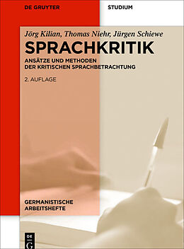 E-Book (epub) Sprachkritik von Jörg Kilian, Thomas Niehr, Jürgen Schiewe
