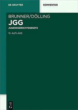 ePUB Jugendgerichtsgesetz von Rudolf Brunner, Dieter Dölling