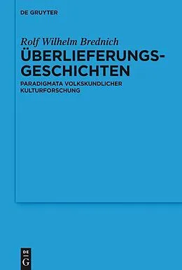 PDF Überlieferungsgeschichten von Rolf Wilhelm Brednich