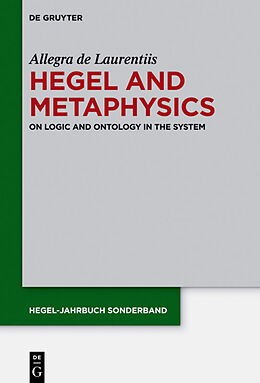 Livre Relié Hegel and Metaphysics de 