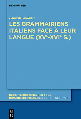 E-Book (pdf) Les grammairiens italiens face à leur langue (15e16e s.) von Laurent Vallance