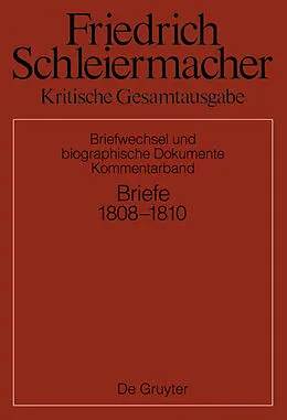 E-Book (pdf) Briefwechsel 1808-1810 von Sarah Schmidt