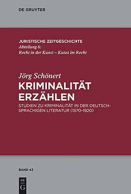 E-Book (pdf) Kriminalität erzählen von Jörg Schönert