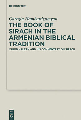 eBook (pdf) The Book of Sirach in the Armenian Biblical Tradition de Garegin Hambardzumyan