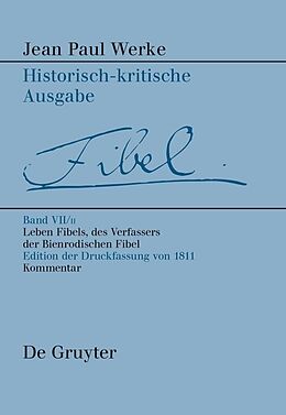 Fester Einband Jean Paul: Werke / Leben Fibels, des Verfassers der Bienrodischen Fibel, 2 von 