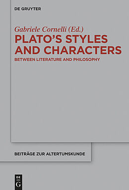 E-Book (epub) Plato's Styles and Characters von 