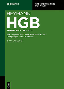 Fester Einband Heymann-Handelsgesetzbuch (ohne Seerecht) / §§ 105-237 von 