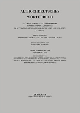 Paperback Althochdeutsches Wörterbuch / Band VI: MN. 15. bis 18. Lieferung (neman bis ny) von 